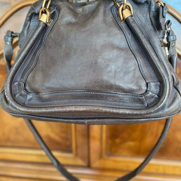 Rare!!Chloe lavender stitched M Paratay Calfskin - Picture 4 of 12